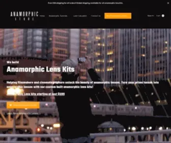 Anamorphicstore.com(Anamorphic Lens Kits for DSLR and Cinema Cameras) Screenshot
