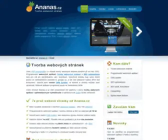 Ananas.cz(Tvorba webových stránek) Screenshot