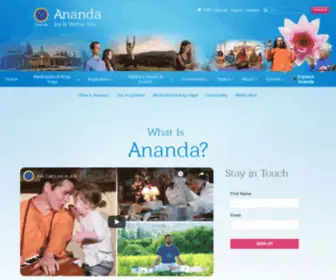 Ananda.com(Ananda) Screenshot