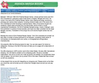 Anandamargabooks.org(Ananda Marga Books) Screenshot