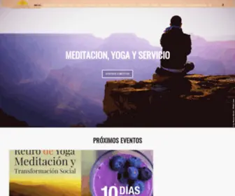 Anandamargamx.com(Yoga y Meditacion Yoga) Screenshot