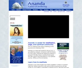 Anandapaloalto.org(Ananda) Screenshot