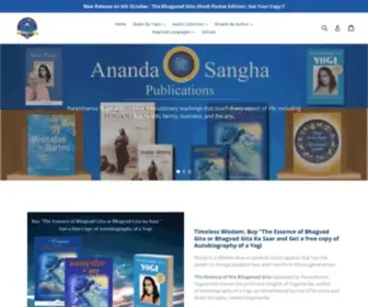 Anandapublications.com(Ananda Sangha Publications) Screenshot