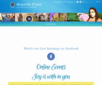 Anandapune.org(Ananda Pune) Screenshot