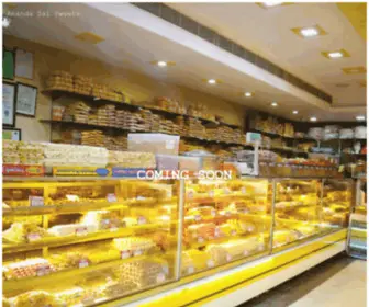 Anandasaisweets.com(Anand sai sweets) Screenshot