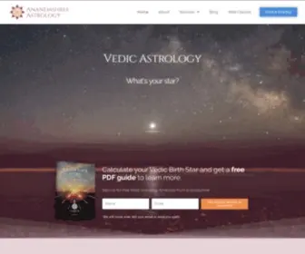 Anandastrology.com(Anandashree Astrology) Screenshot