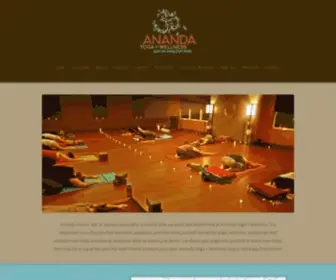 Anandayogahome.com(Ananda Yoga) Screenshot