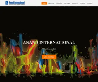 Anandcolours.com(Anand International) Screenshot