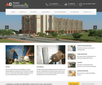 Anandconstruction.in(Anand Construction) Screenshot