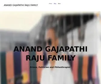 Anandgajapathirajufamily.com(Anand Gajapathi Raju Family) Screenshot