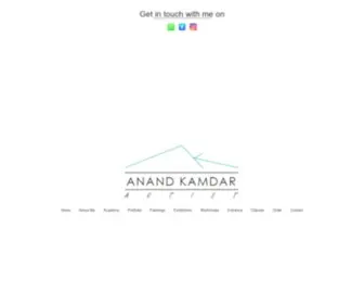 Anandkamdar.com(Anand Kamdar) Screenshot