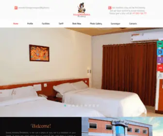 Anandkrishnaresidency.com("Hotels in Guruvayoor) Screenshot