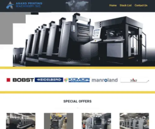 Anandprintingmachinery.com(Anandprintingmachinery) Screenshot