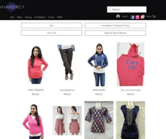 Anandrey.com(Maa Anandamayee Dresses Balurghat) Screenshot