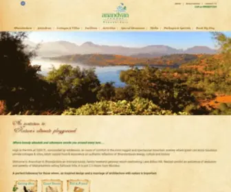 Anandvanresorts.com(Resort in Bhandardara) Screenshot