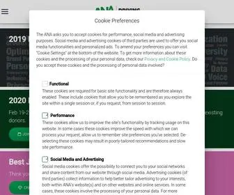 Ana.net(Association of National Advertisers) Screenshot