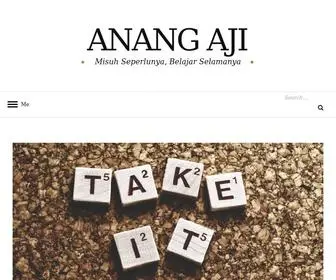 Anangaji.com(Anang Aji) Screenshot