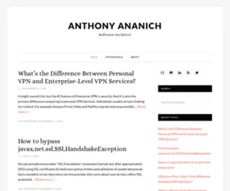 Ananich.pro(Anthony Ananich) Screenshot