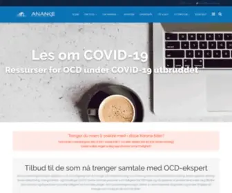 Ananke.no(Norsk OCD og angstforening) Screenshot