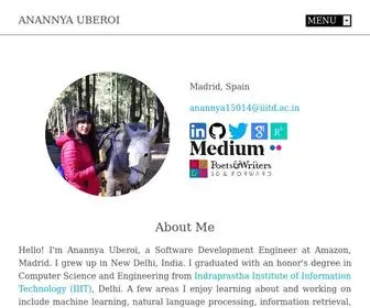 Anannyauberoi.com(Anannya) Screenshot