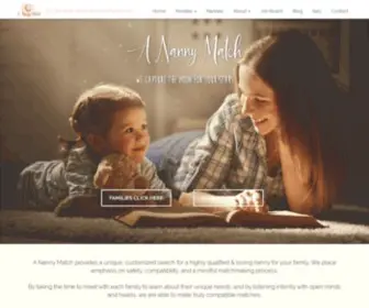 Anannymatch.com(Personalized Nanny Agency) Screenshot