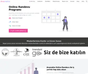 Ananokta.com(Türkiye'nin En İyi Online Randevu Sistemi) Screenshot