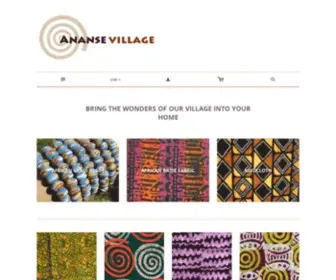 Anansevillage.com(Ananse Village) Screenshot