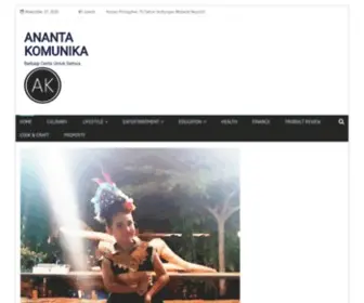 Anantakomunika.com(Ananta Komunika) Screenshot