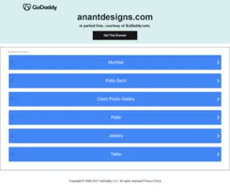 Anantdesigns.com(Anantdesigns) Screenshot