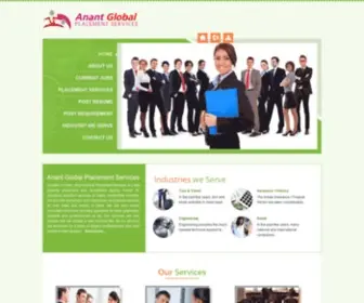 Anantglobalplacementservices.net(Anant Global Placement Services) Screenshot
