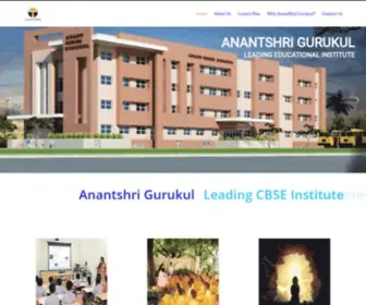 Anantshrigurukul.com(Anantshri Gurukul) Screenshot