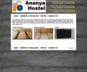 Ananyahostels.in(Ananya Hostel) Screenshot