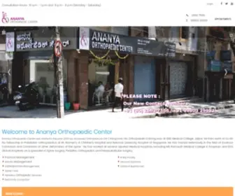 Ananyaortho.com(Ananya Orthopaedic Center) Screenshot