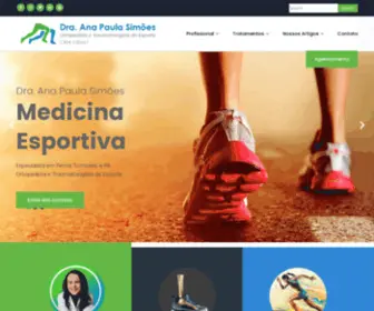 Anapaulasimoes.com.br(Medicina Esportiva) Screenshot
