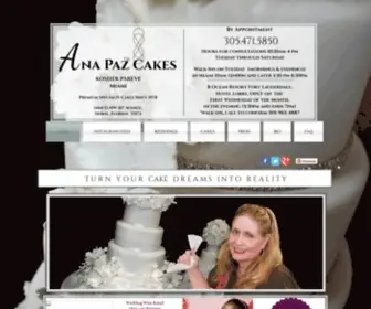 Anapazcakes.com(Premium Wedding and All) Screenshot