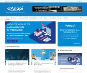 Anapi.net(Anapi – Associazione Nazionale Amministratori Professionisti di Immobili) Screenshot