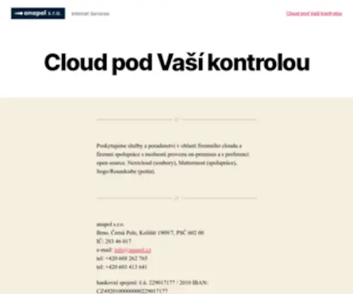Anapol.cz(Anapol s.r.o) Screenshot