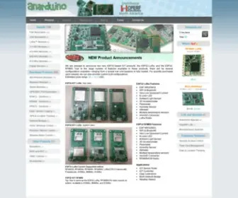 Anarduino.com(Anarduino and HopeRF Products WebSlideShow) Screenshot
