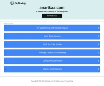 Anarikaa.com(Create an Ecommerce Website and Sell Online) Screenshot