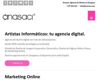 Anasaci.com(Diseño Web en Zaragoza) Screenshot