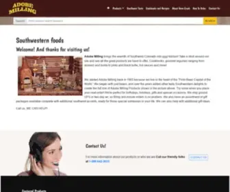 Anasazibeans.com(Adobe Milling Dove Creek) Screenshot