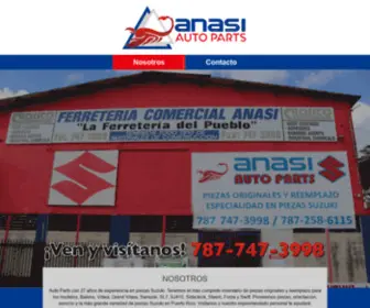 Anasiautoparts.com(Puerto Rico (PR)) Screenshot