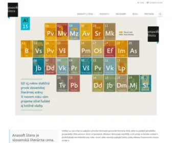 Anasoftlitera.sk(Úvod) Screenshot