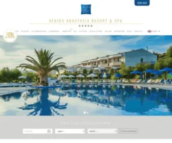 Anastasia-Resort-Hotel.com(Xenios Anastasia Resort & SPA 5 star hotel in Halkidiki) Screenshot