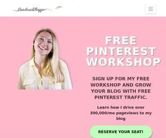 Anastasiablogger.com(Start a Successful Blog) Screenshot