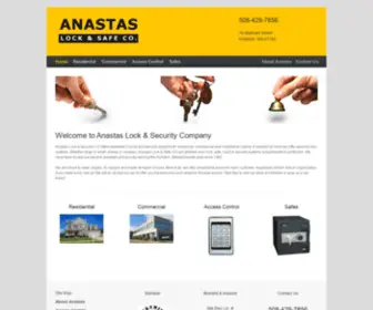 Anastaslock.com(Security, Lock & Safe Co) Screenshot