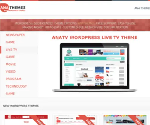 Anathemes.com(Money Making Premium WordPress Themes & Plugins) Screenshot