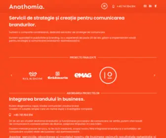 Anathomia.ro(Servicii De Strategie și Creație Pentru Comunicarea Brandurilor) Screenshot