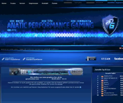 Anatic-Performance-Gaming.de(Anatic Performance Gaming) Screenshot