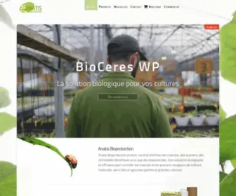 Anatisbioprotection.com(Lutte biologique contre les insectes et acariens ravageurs) Screenshot